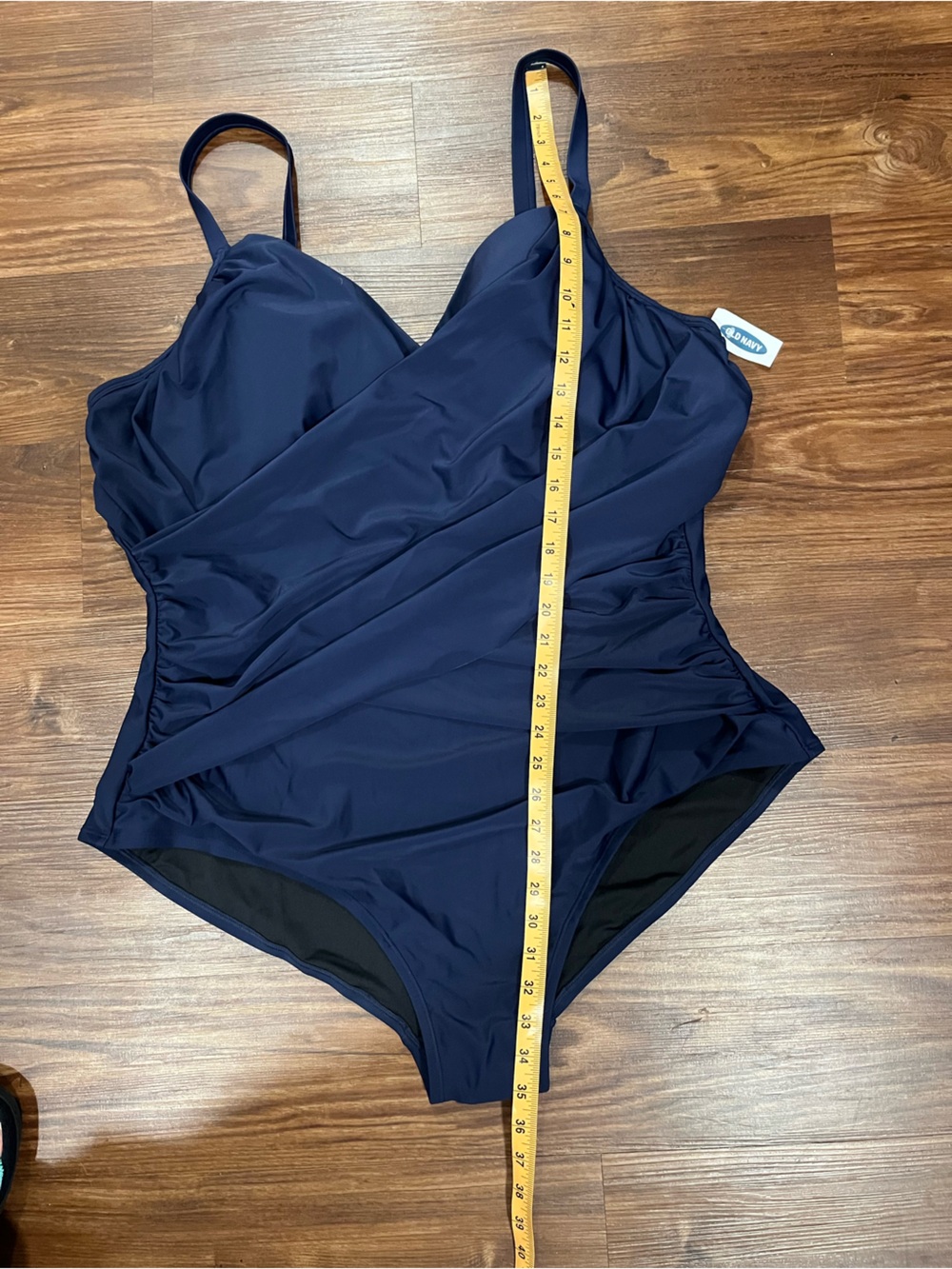 NWT Old Navy Wrap-Front Secret-Smooth Underwire Plus-Size Swimsuit Size 4X Plus - Picture 12 of 13